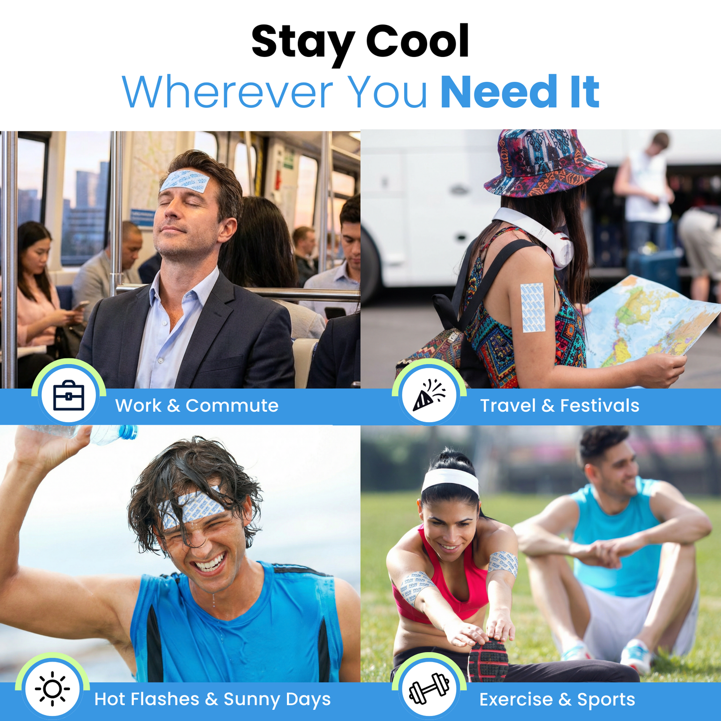 Endure Cool Patch - 10 Cooling Gel Patches